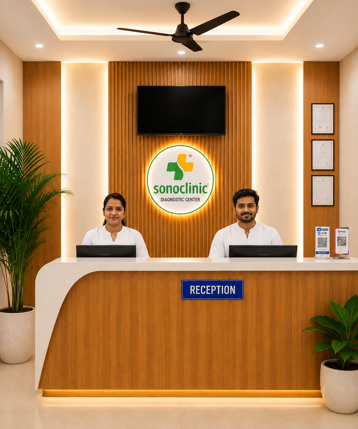 Sonoclinic Diagnostic Centre reception